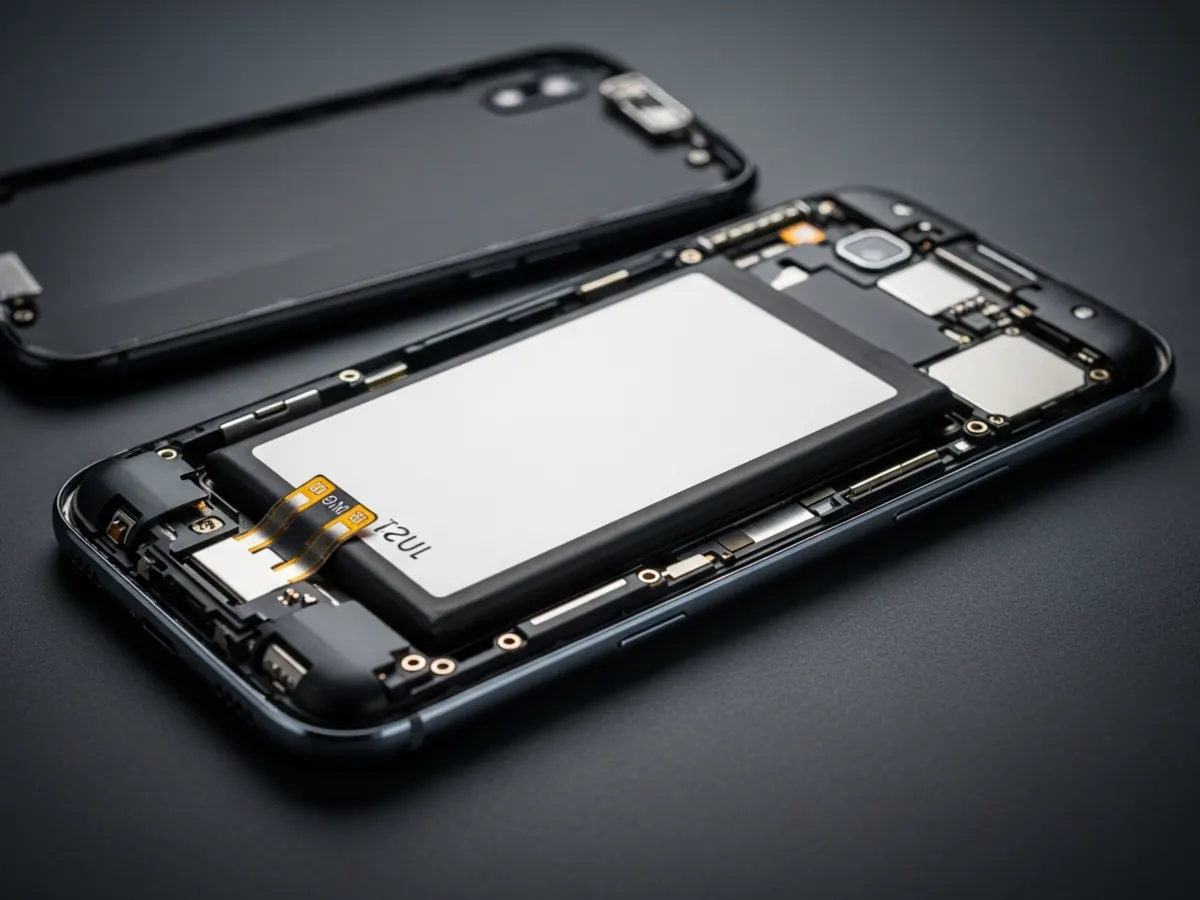 Samsung Galaxy restaurado e operacional após substituição de bateria