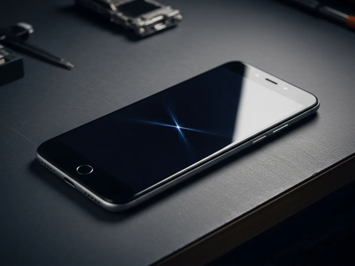 Xiaomi smartphone restaurado, montado e a funcionar normalmente