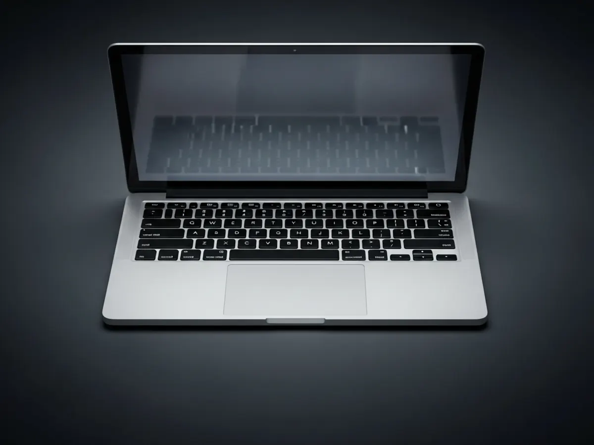 MacBook restaurado, limpo, fechado e a funcionar normalmente